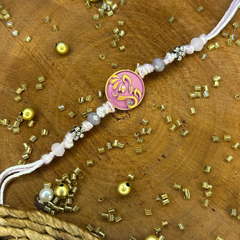 Delicate Ganesha Craft Rakhi Bracelet