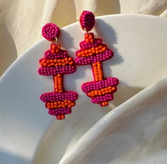 Gym Freak Dumbell Earrings