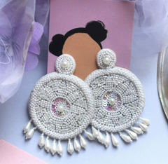 Luna Drops Handmade Earrings