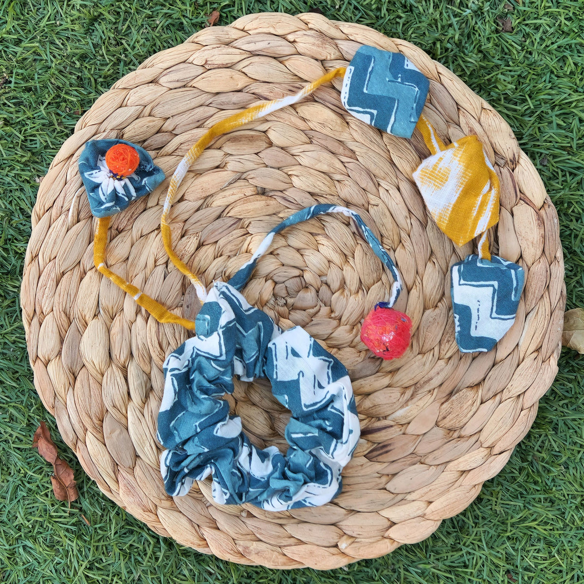 Handmade Fabric Scrunchie – Boho Style