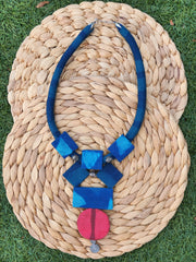 Vibrant Colourful Fabric Necklaces