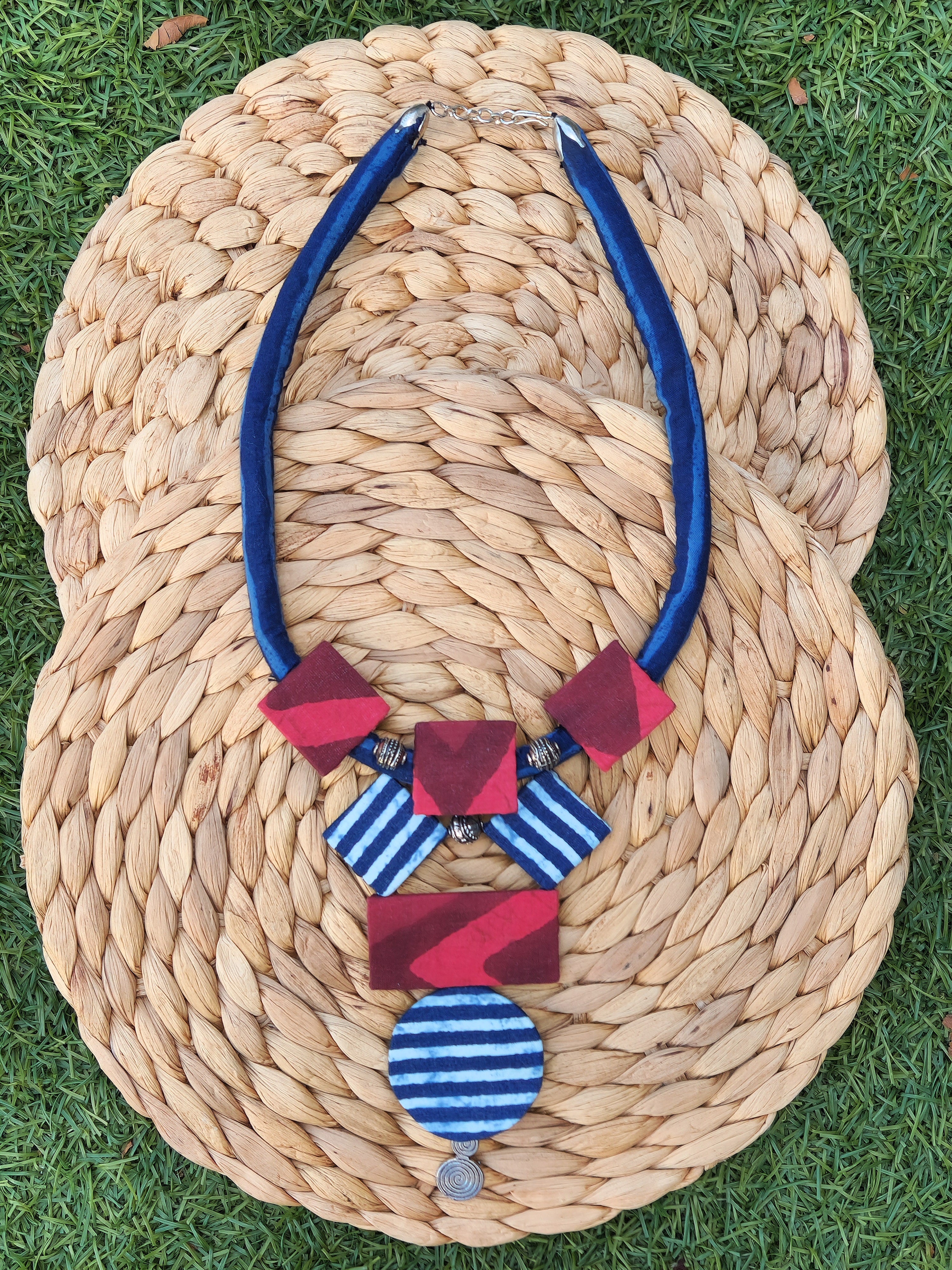 Vibrant Colourful Fabric Necklaces