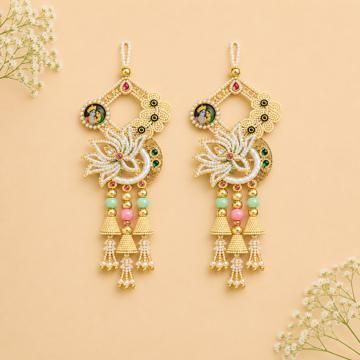 Eternal Radha Krishna Hanging Décor (Pair)