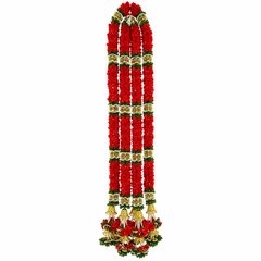 Crimson Festive Garland (Set of 12)