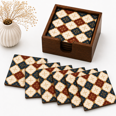 Heritage Diamond Coaster - Set of 6