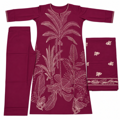Elegant Maroon outfit for Women