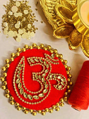 Decorative Om Rangoli