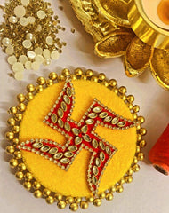 Decorative Swastik Rangoli