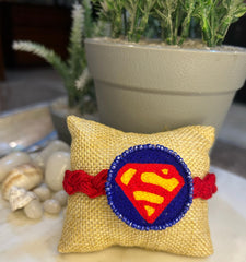 Exquisite Superman Rakhi Bracelet