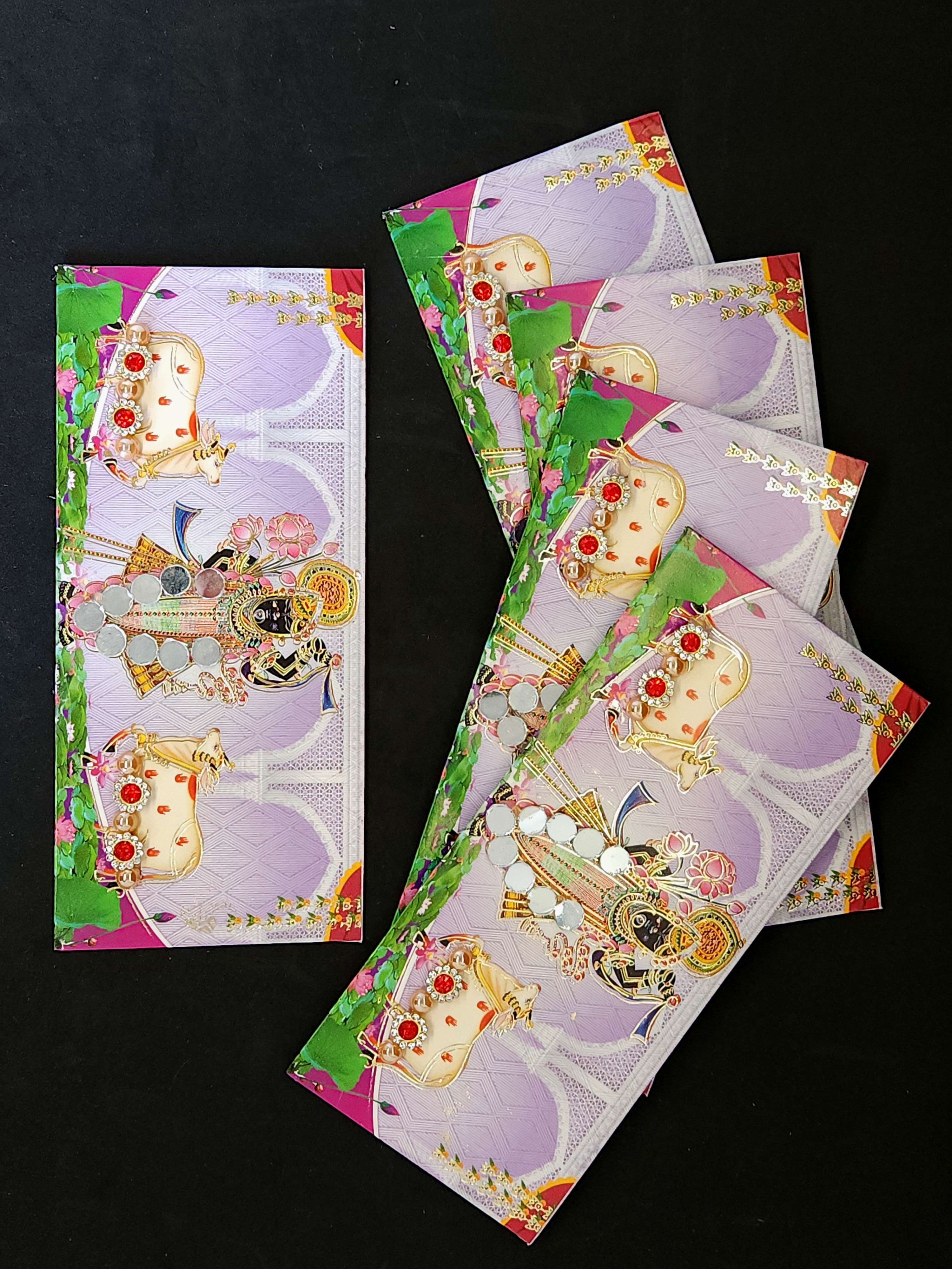 Premium Assorted Color Designs Money Holder Envelope