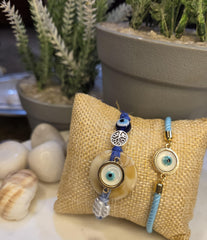 Bhaiyya Bhabhi Evil Eye with Tree of Life Rakhi Bracket