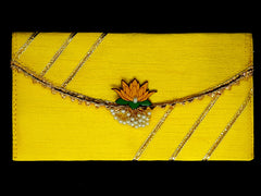 Vibrant Colour Envelopes with Lotus Charm