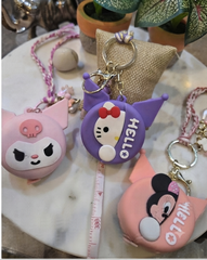 Playful Measure Charm Keychain