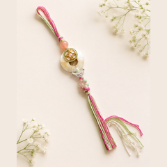 Handcrafted Pearl Harmony Rakhi