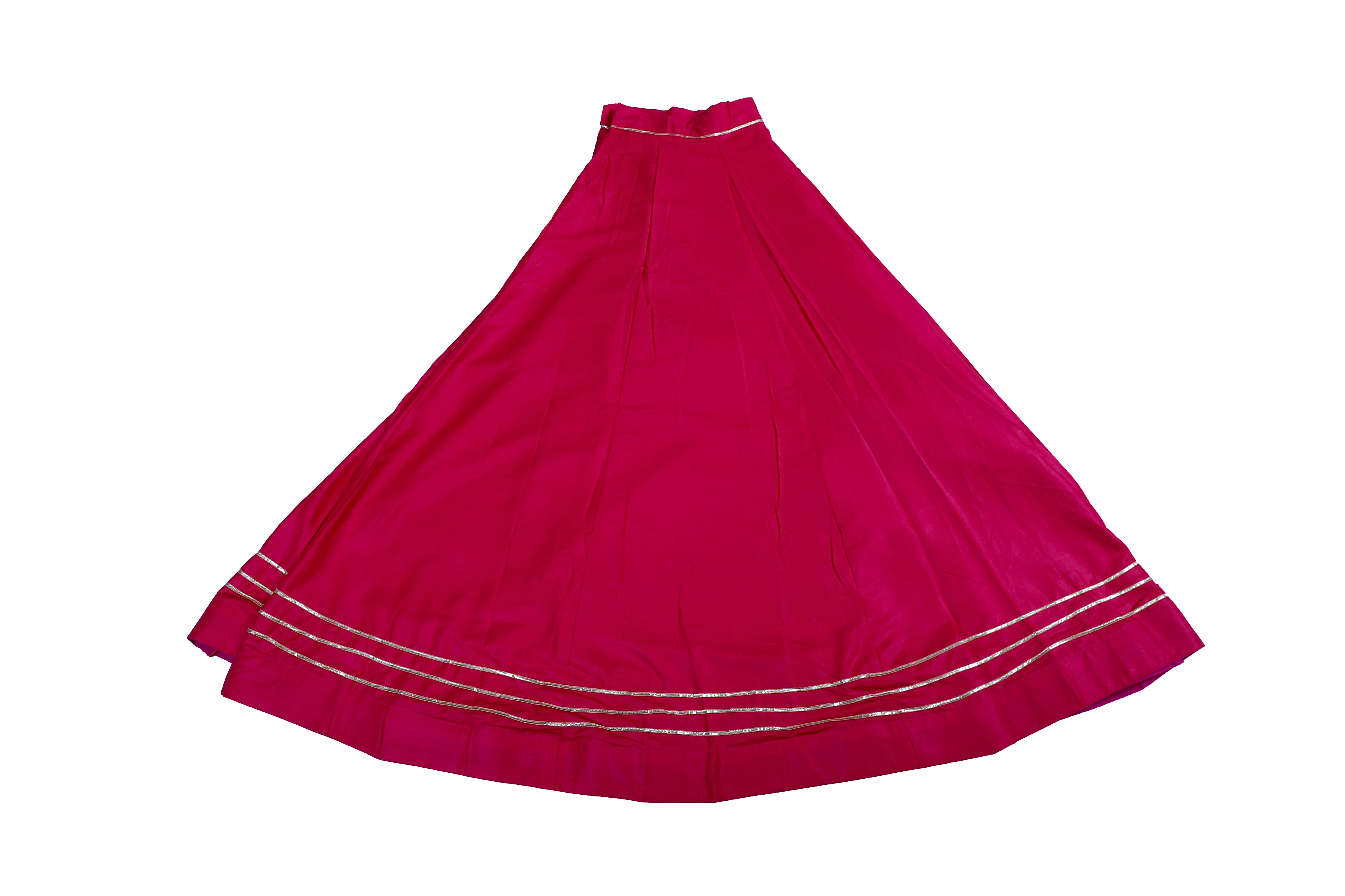 Long Traditional Ghagra with drawstrings