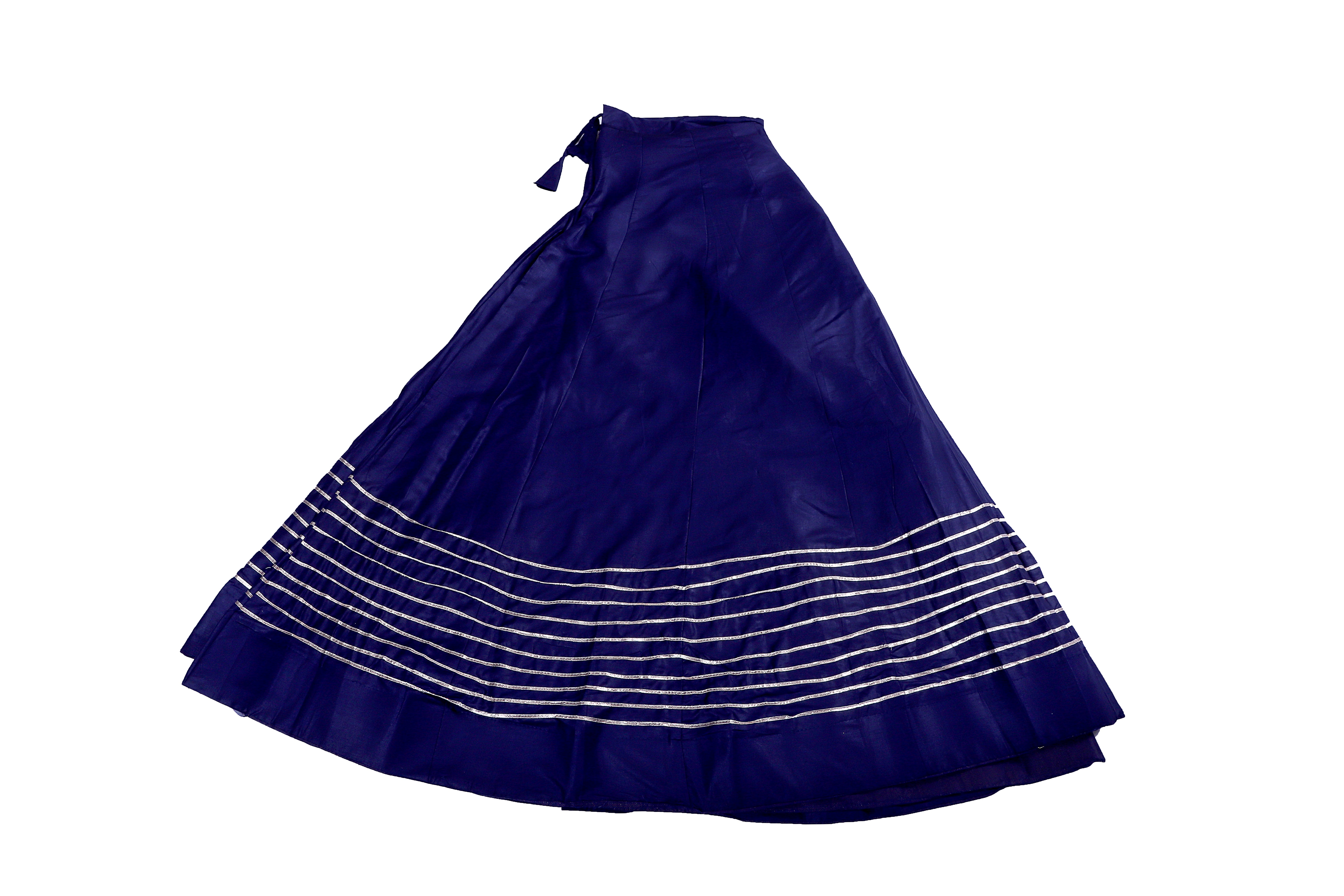 Long Traditional Ghagra with drawstrings
