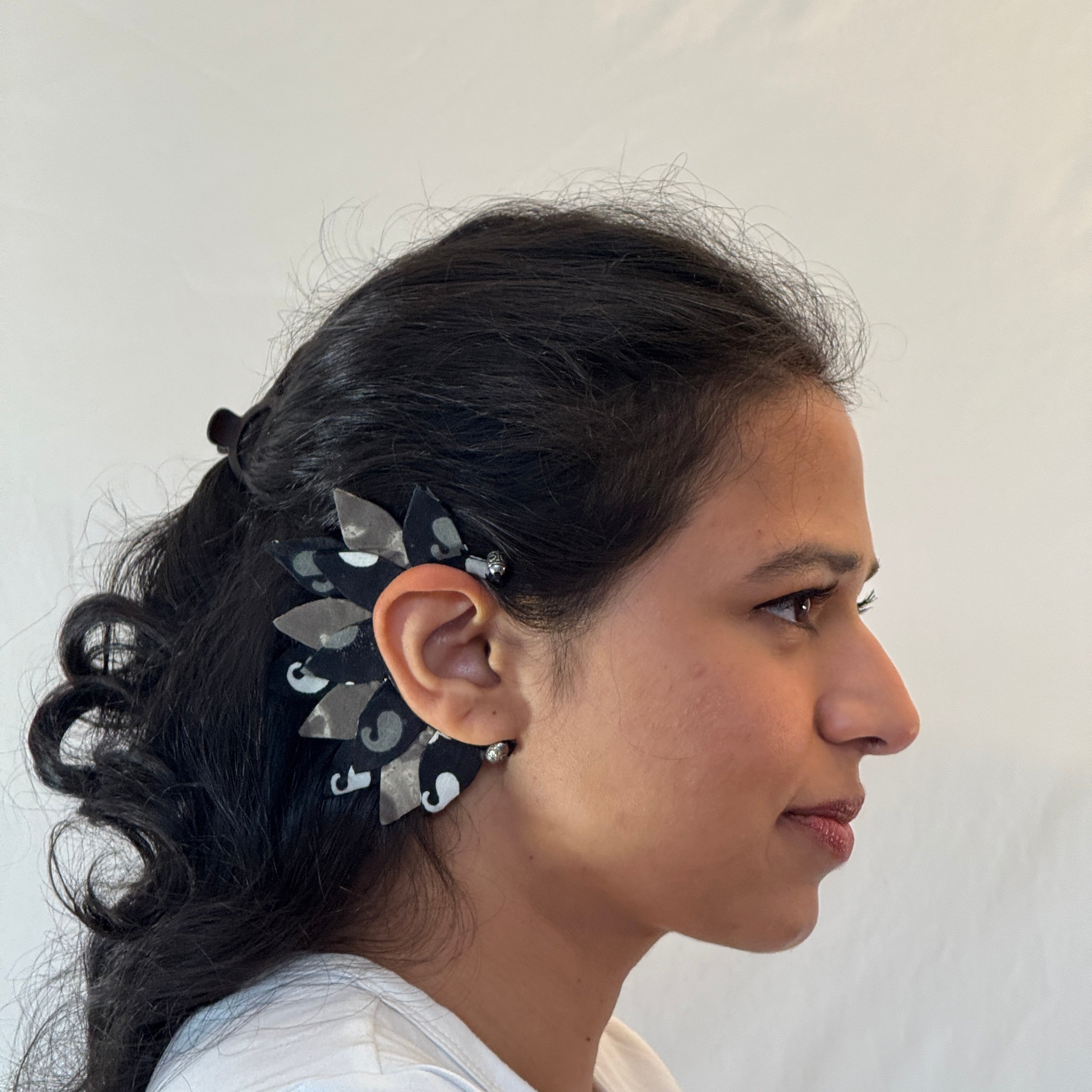 Fabric Earcuffs Earrings