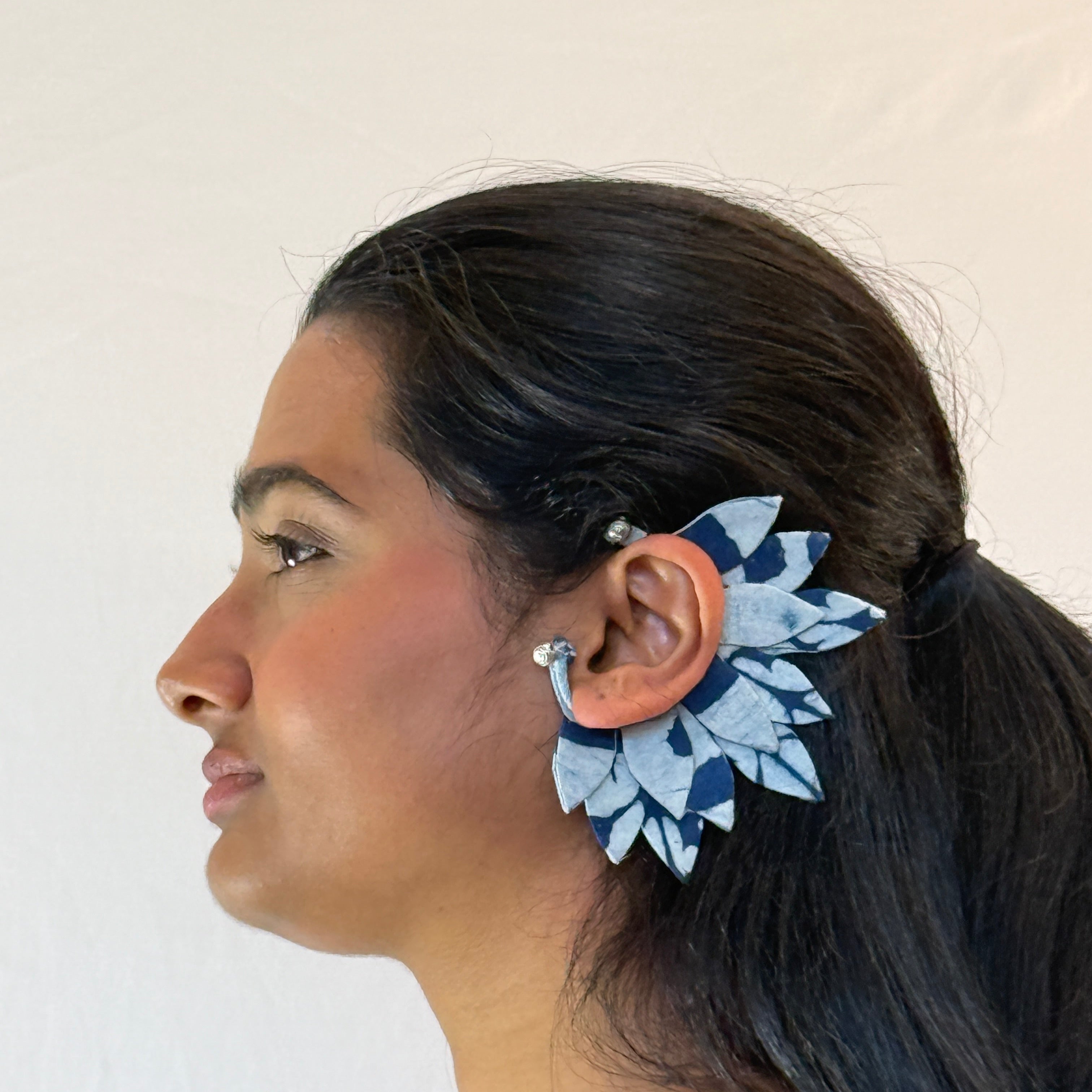 Fabric Earcuffs Earrings