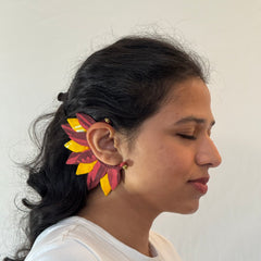 Fabric Earcuffs Earrings