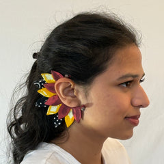 Fabric Earcuffs Earrings