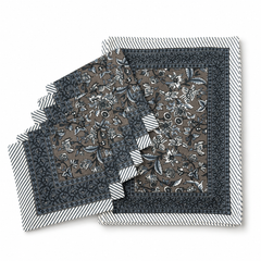 Floral printed placement and napkin Set of 6