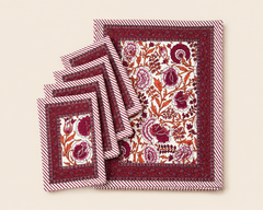 Soft touch placement and napkin Set of 6