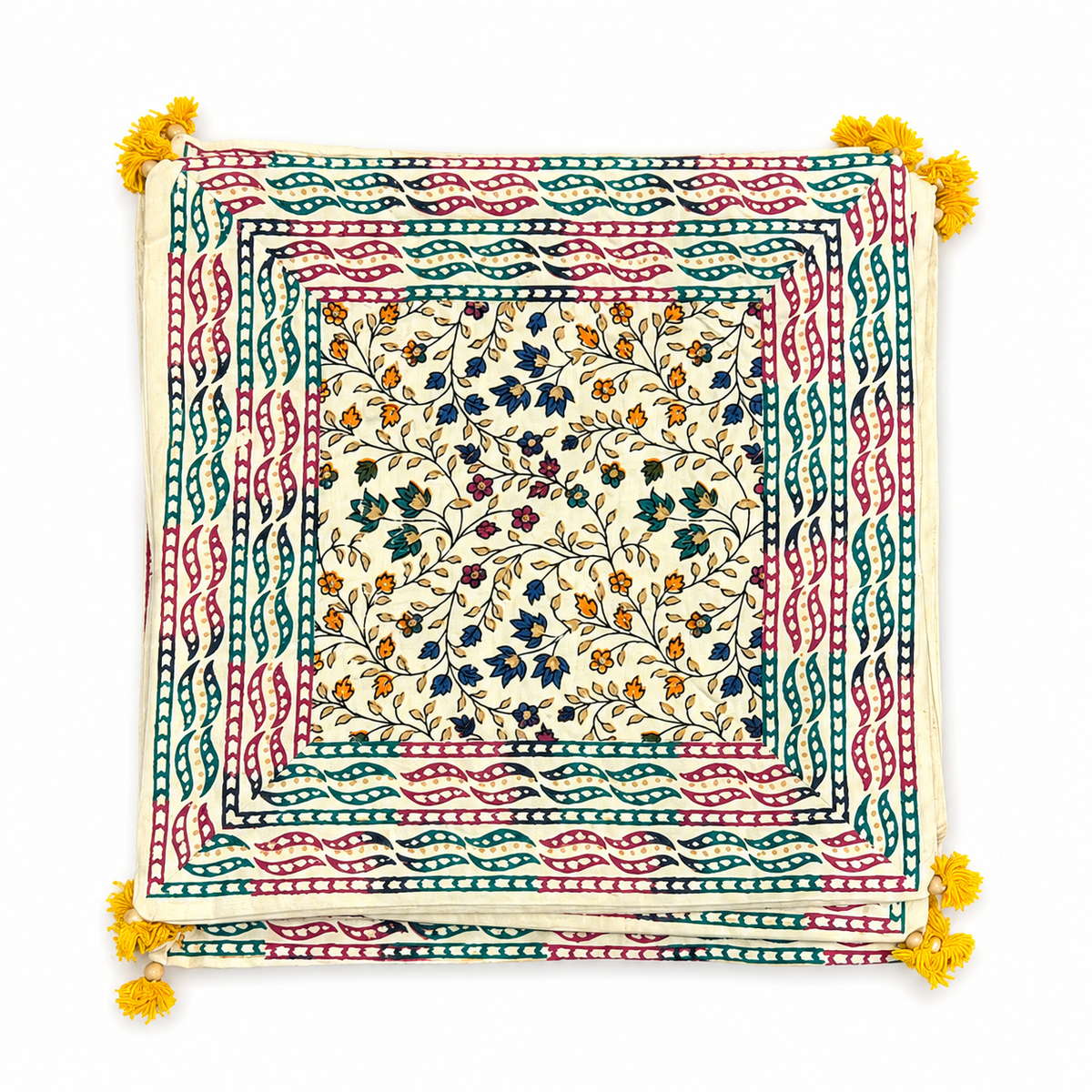 Multicolour cushion cover