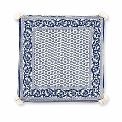 Blue print cushion cover