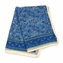 Blue Blossom Blanket