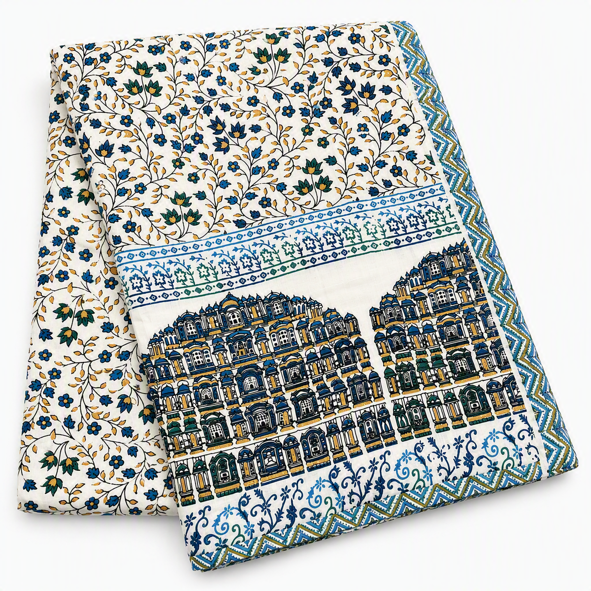 Hawa Mahal Floral Reversible Single Bed Dohar