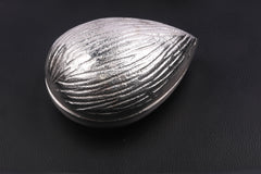 Silver  Peanut  Decorative  Holder