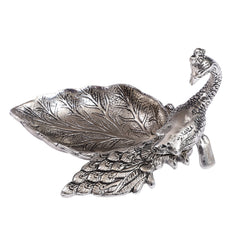 Silver Peacock Grandeur Platter