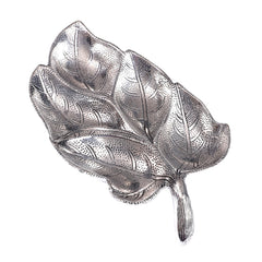 Silver Leaf Symphony Platter