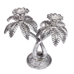 Twin Palm Candle Stand