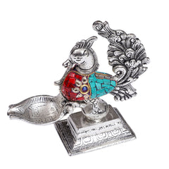 Royal Gem Peacock Diya