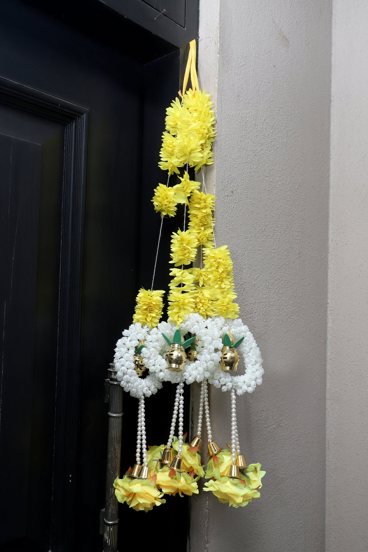 Fluffy Yellow Marigold String set of 6