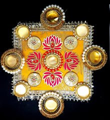 Ethnic mat tealight Holder