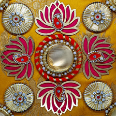 Ethnic mat tealight Holder