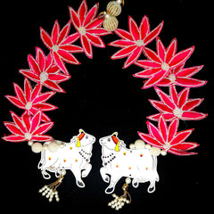 Beautiful Cow Hanging with Lotus Design