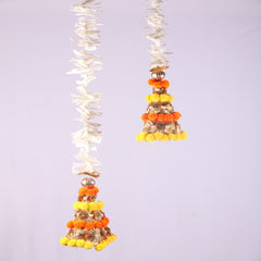 Pair of Hanging Flower String with Bells
