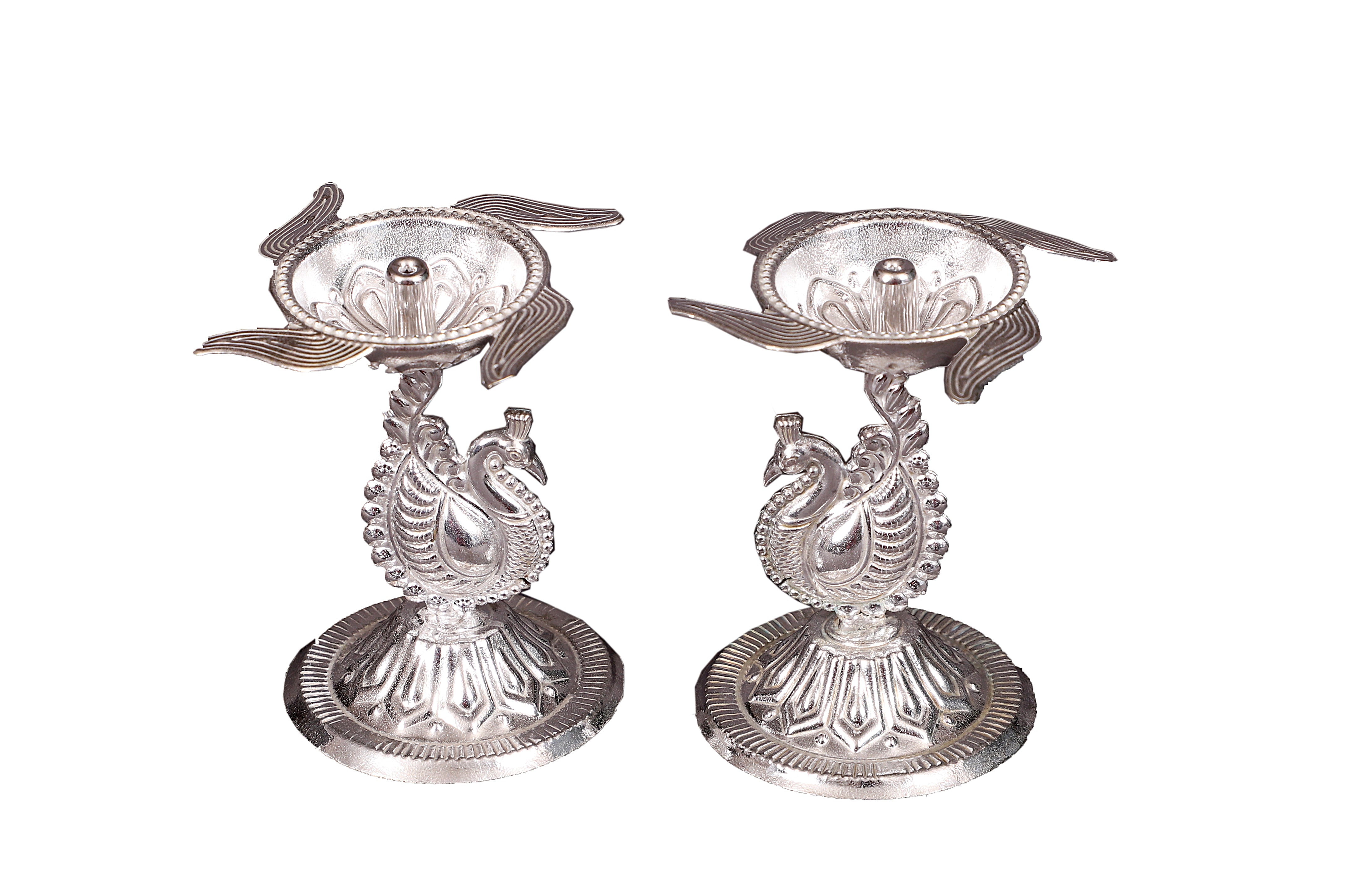 German Silver Diyas for Decorations