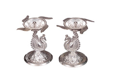 German Silver Diyas for Decorations