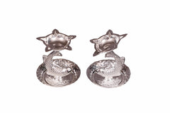 German Silver Diyas for Decorations