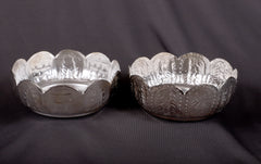 Silver elegant bowls