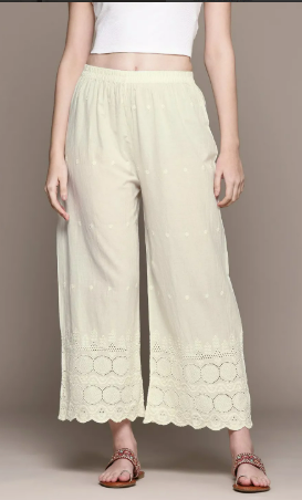 Cream Chic Palazoo for Women