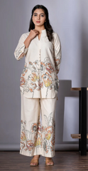 Elegant Off-White Coord Set