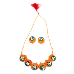 Saffron Bloom Necklace Set