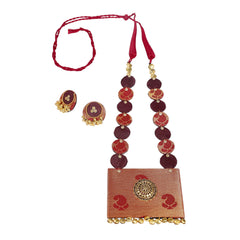 Terra Charm Silk Necklace Set