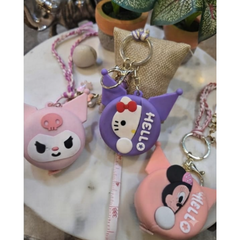 Playful Measure Charm Keychain