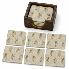 Botanical Charm Coaster - Set of 6